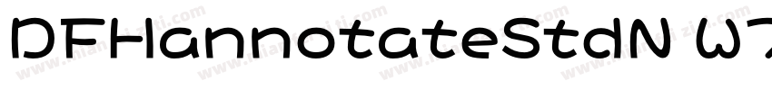DFHannotateStdN W7字体转换